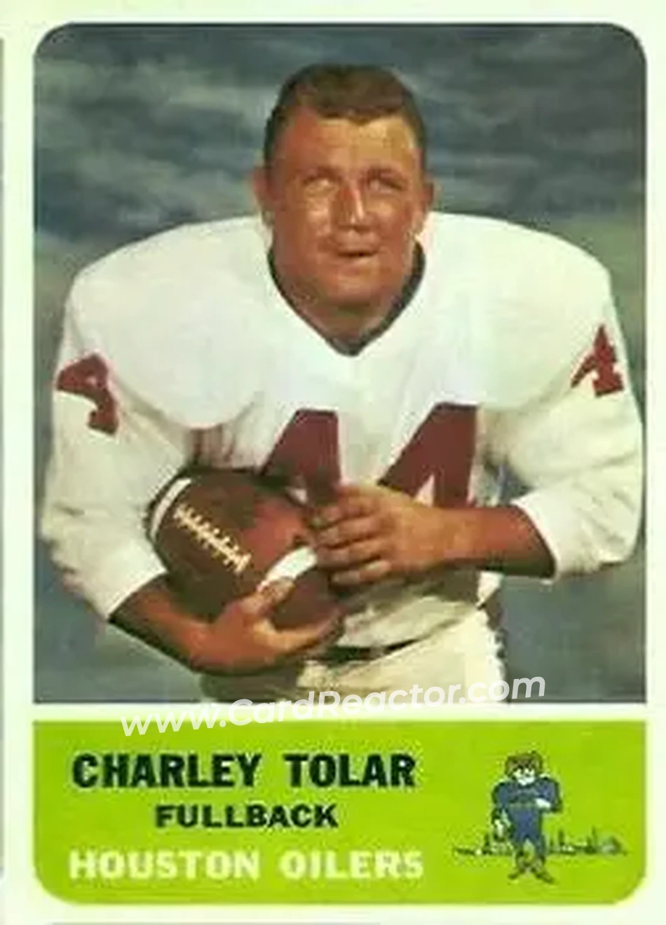 Front of Charley Tolar