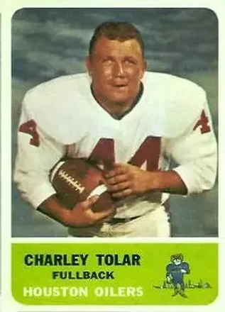 1962 Fleer #45 Charley Tolar