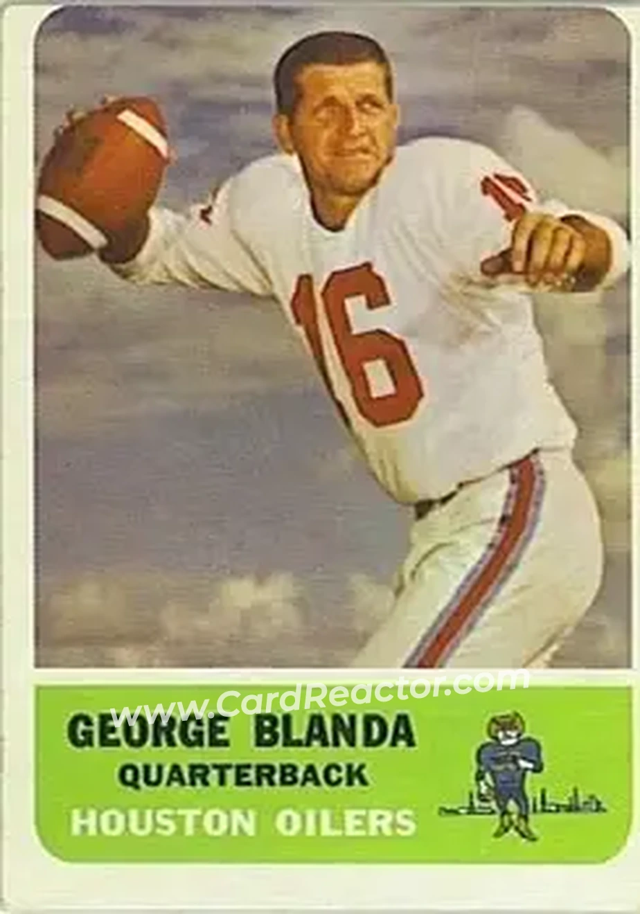 Front of George Blanda