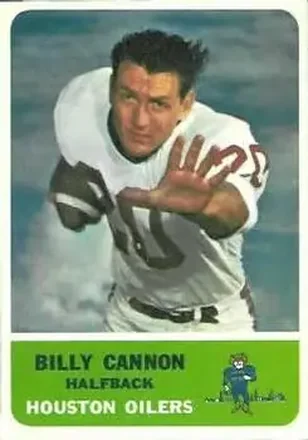 1962 Fleer #47 Billy Cannon