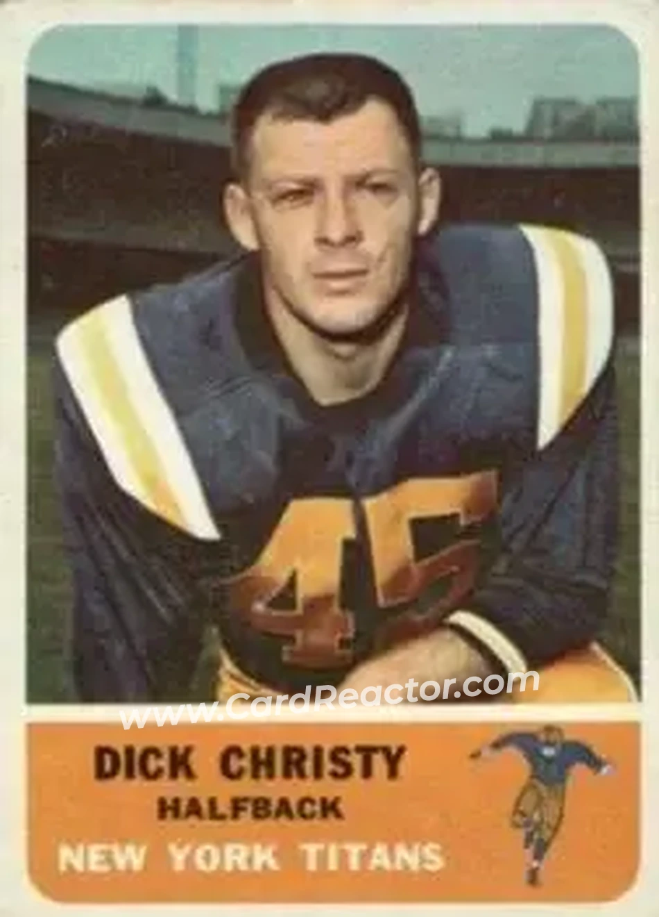 Front of Dick Christy