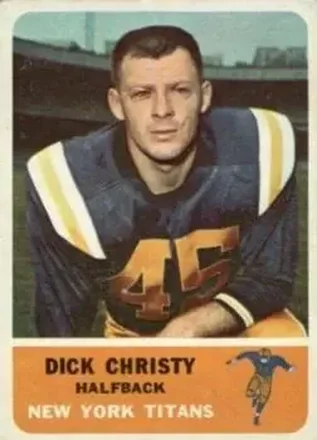 1962 Fleer #58 Dick Christy