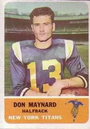 1962 Fleer #59 Don Maynard