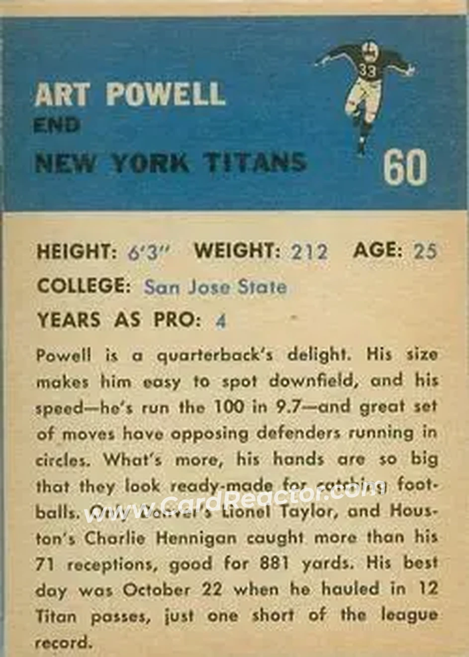 Back of Art Powell