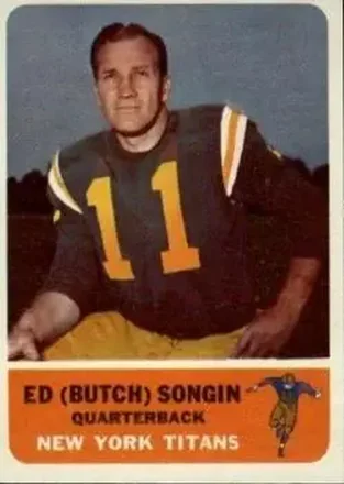1962 Fleer #63 Ed Songin