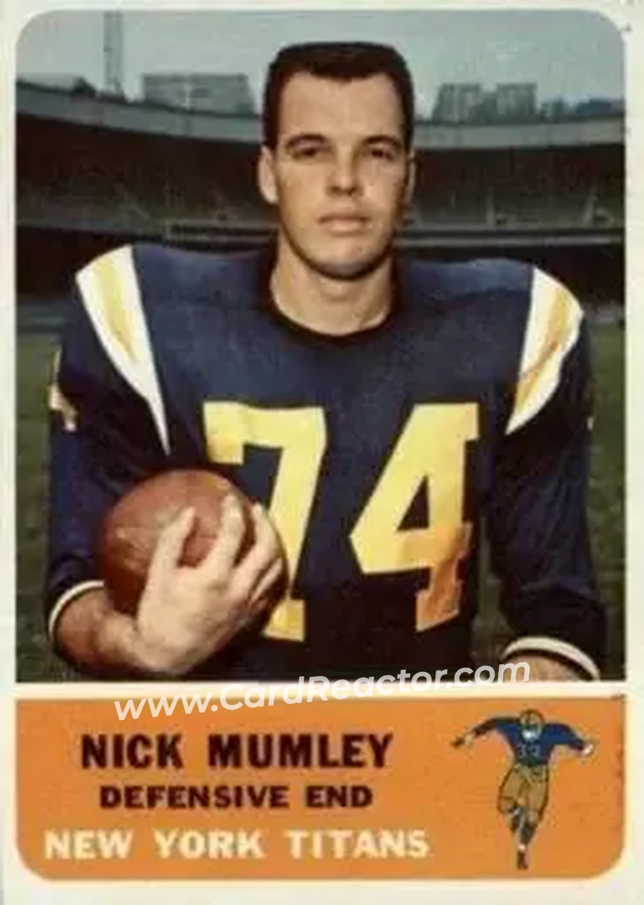 Front of Nick Mumley