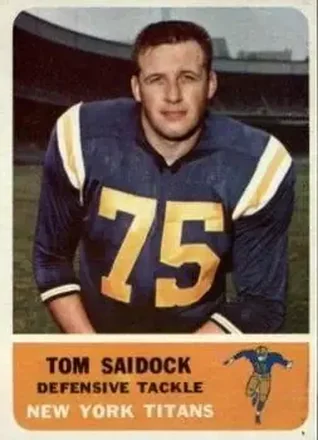 1962 Fleer #66 Tom Saidock