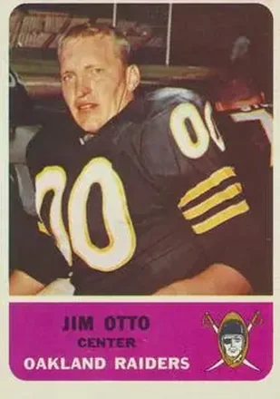 1962 Fleer #72 Jim Otto