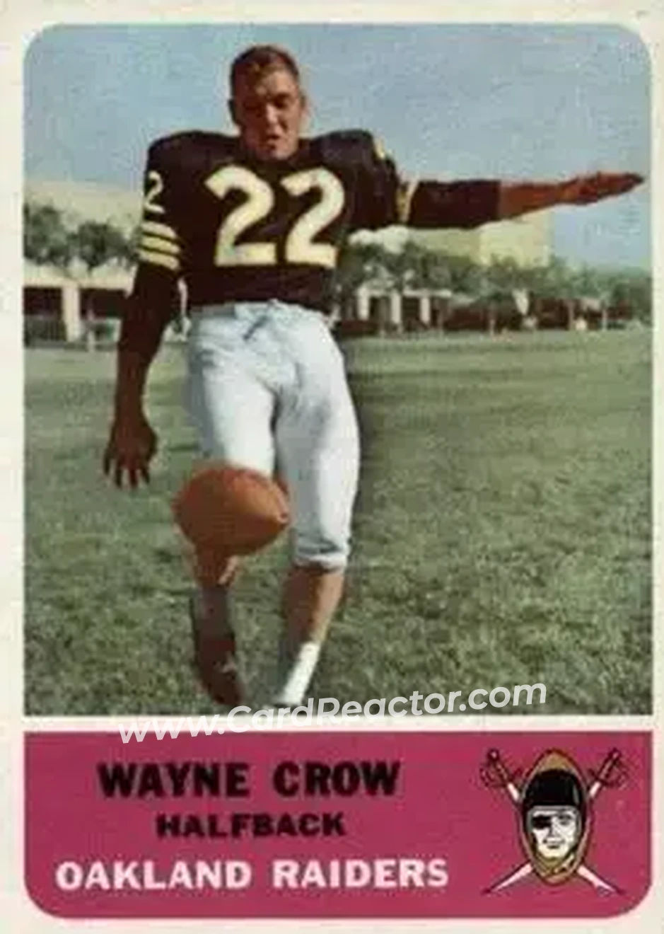 1962 Fleer #73 Wayne Crow