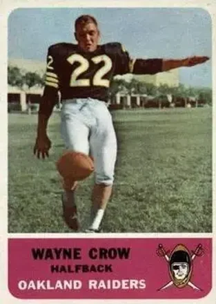 1962 Fleer #73 Wayne Crow