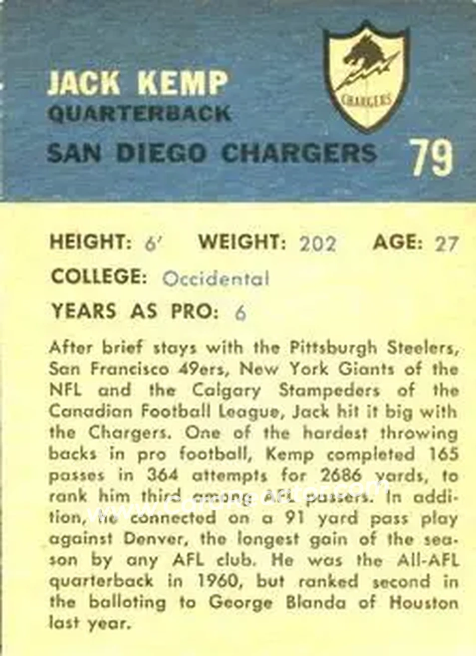 Back of Jack Kemp