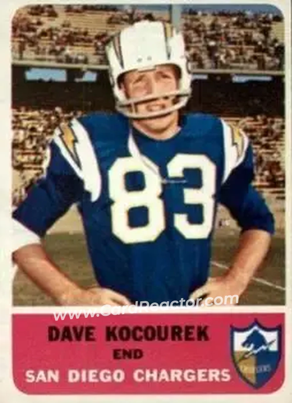 1962 Fleer #81 Dave Kocourek