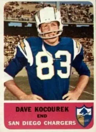 1962 Fleer #81 Dave Kocourek