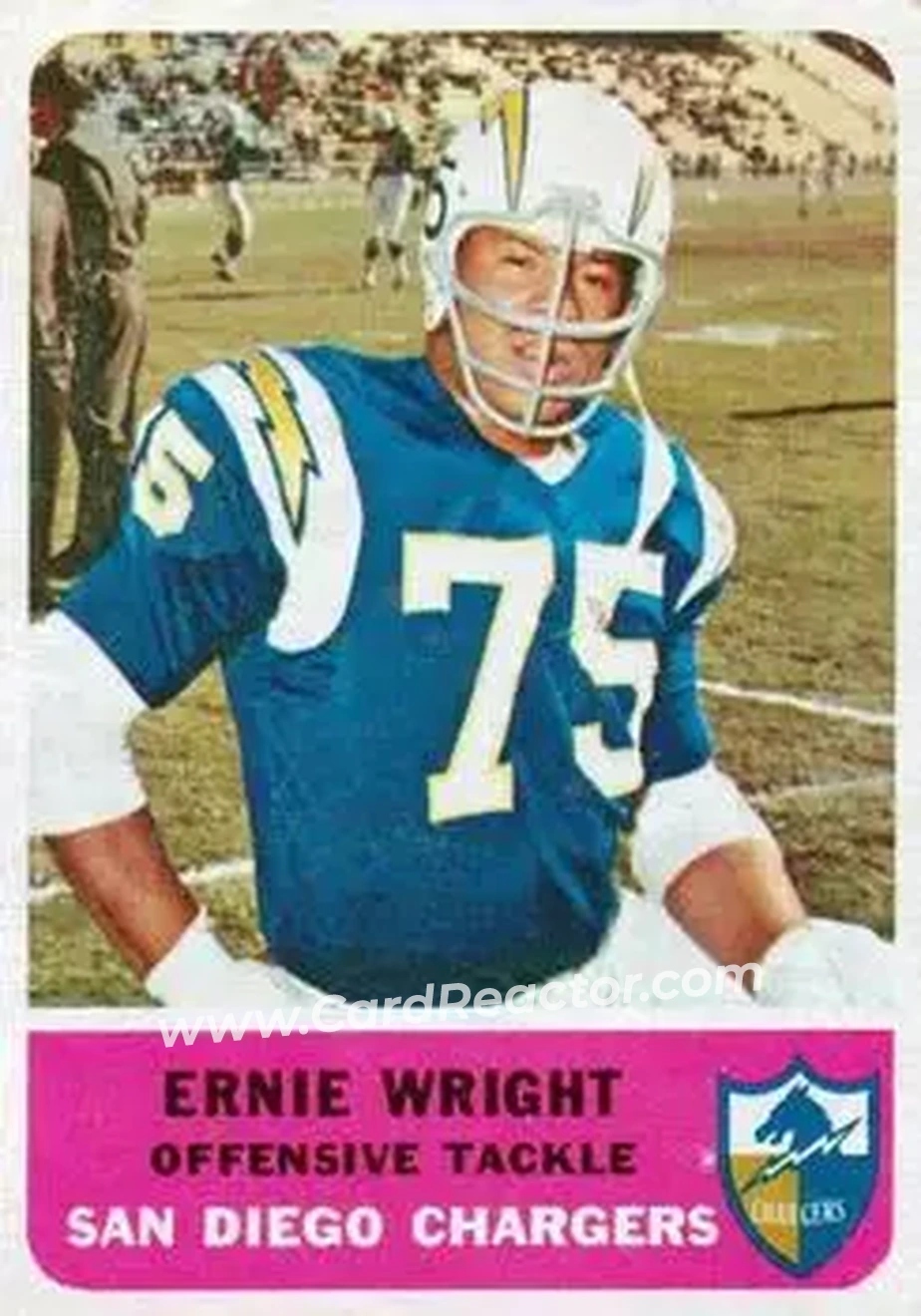 1962 Fleer #83 Ernie Wright