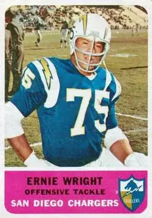 1962 Fleer #83 Ernie Wright