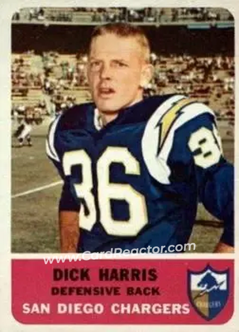 Front of Dick Harris
