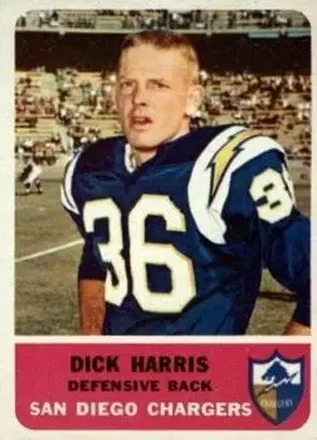 1962 Fleer #84 Dick Harris
