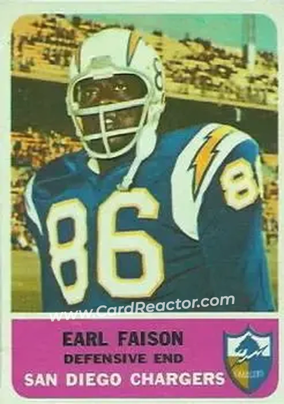 Front of Earl Faison