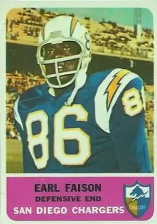 1962 Fleer #87 Earl Faison