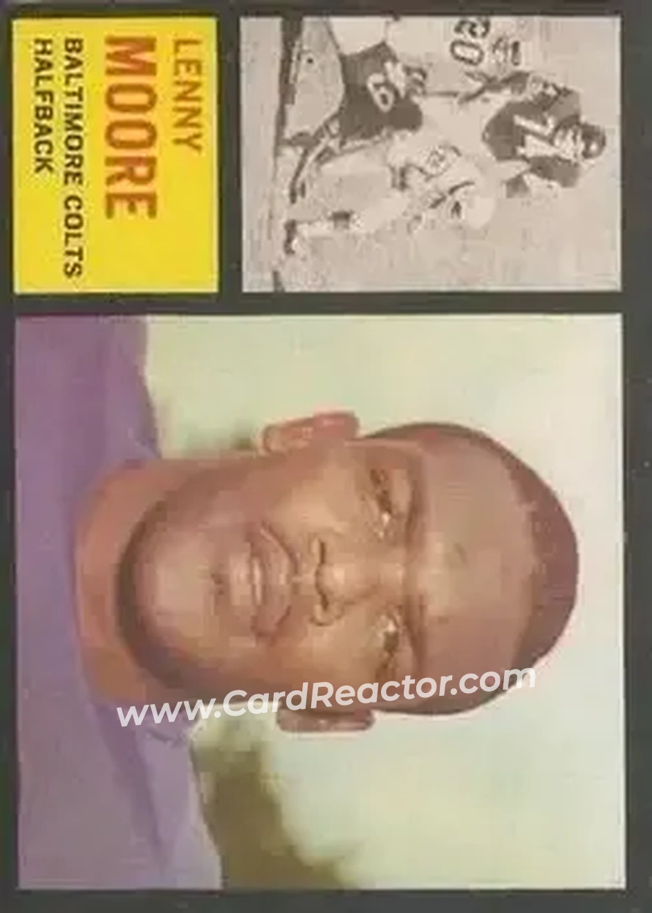 Front of Lenny Moore