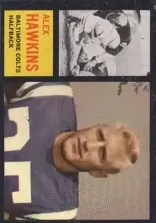 1962 Topps #3 Alex Hawkins