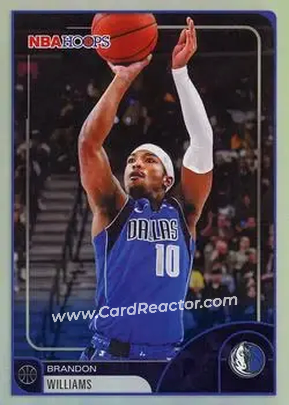 2025-26 Hoops #15 - Brandon Williams - Dallas Mavericks - Front 2025-26 Hoops #15 - Brandon Williams - Dallas Mavericks - Front