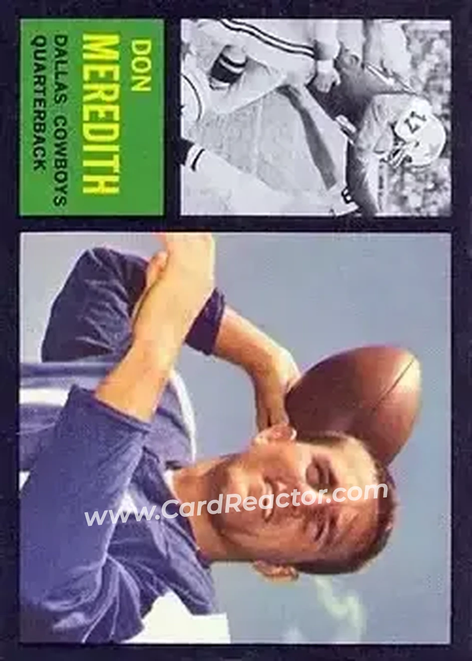 1962 Topps #39 Don Meredith