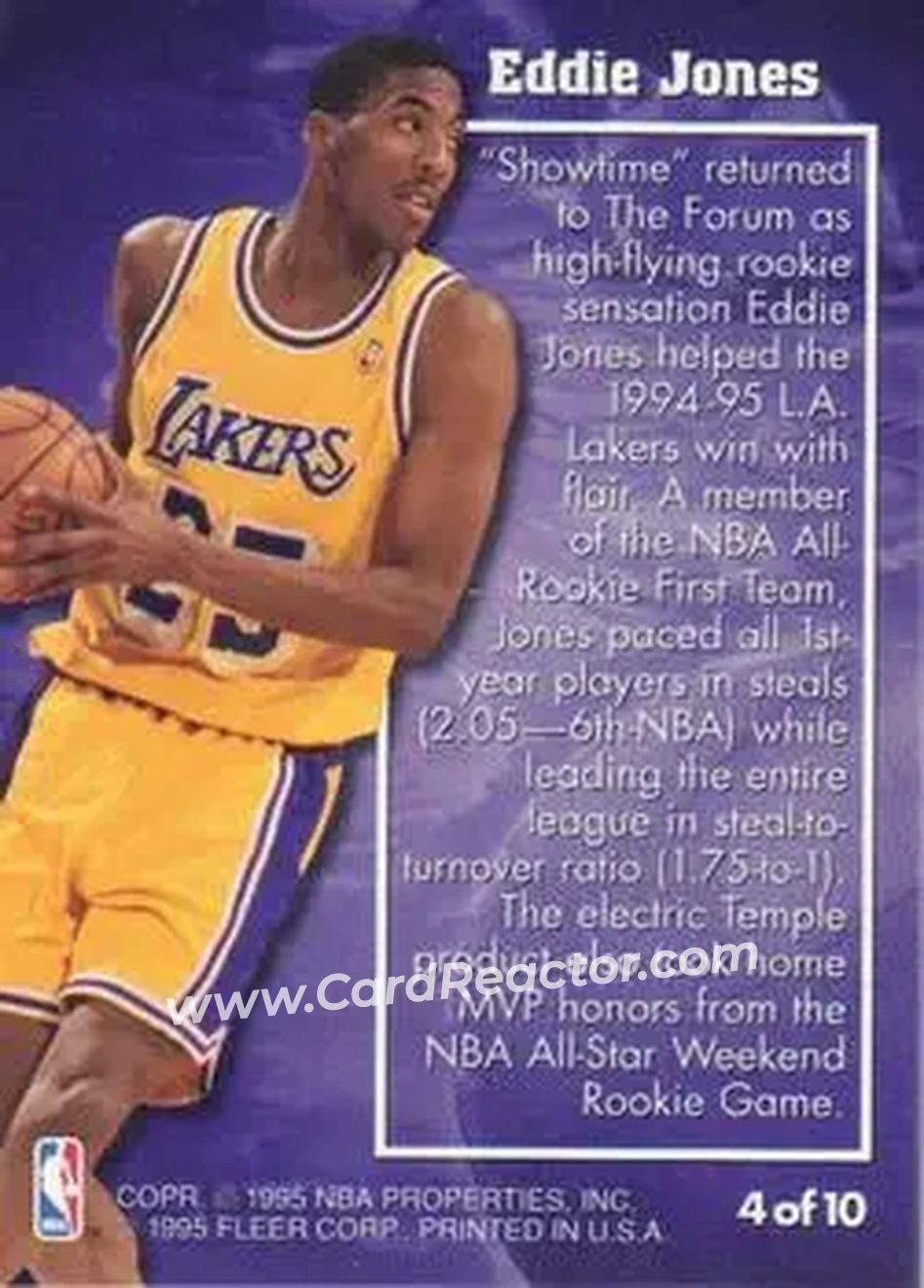 Back of Eddie Jones