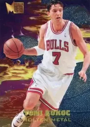 1995-96 Metal #5 Molten Metal Toni Kukoc
