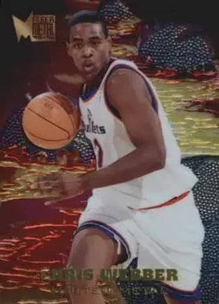 1995-96 Metal #10 Molten Metal Chris Webber
