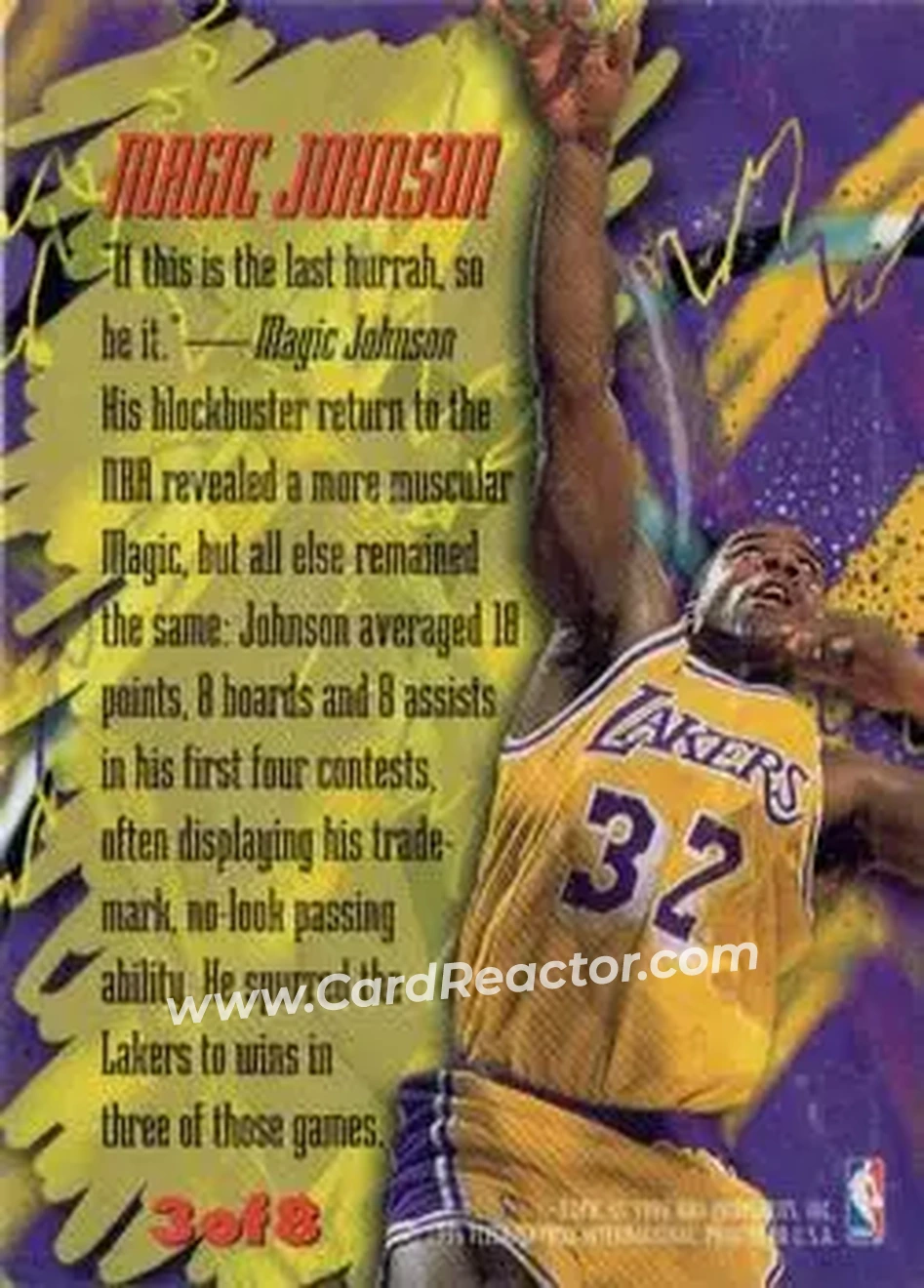 Back of Magic Johnson