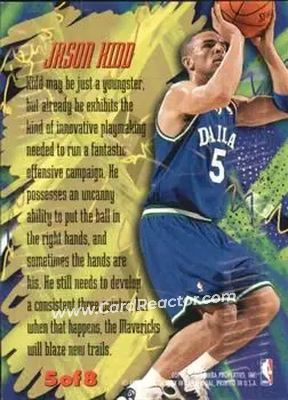 Back of Jason Kidd