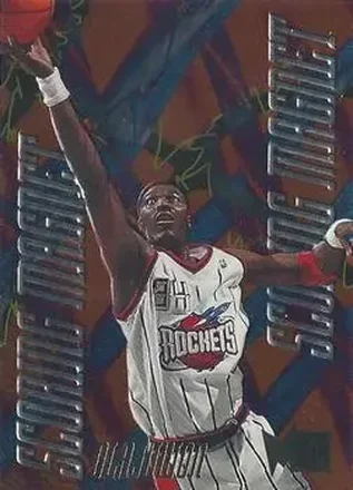 1995-96 Metal #6 Scoring Magnets Hakeem Olajuwon