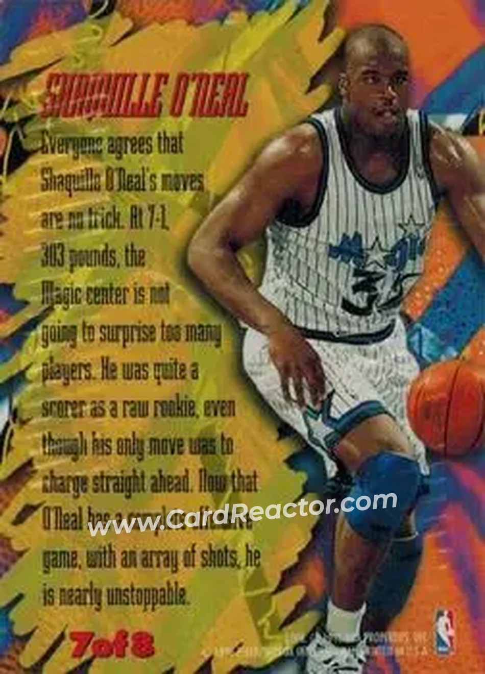 Back of Shaquille O'Neal