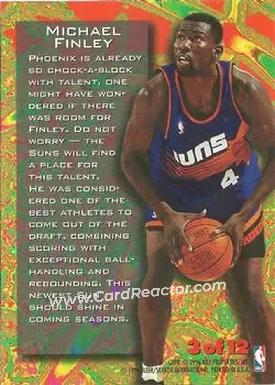 Back of Michael Finley