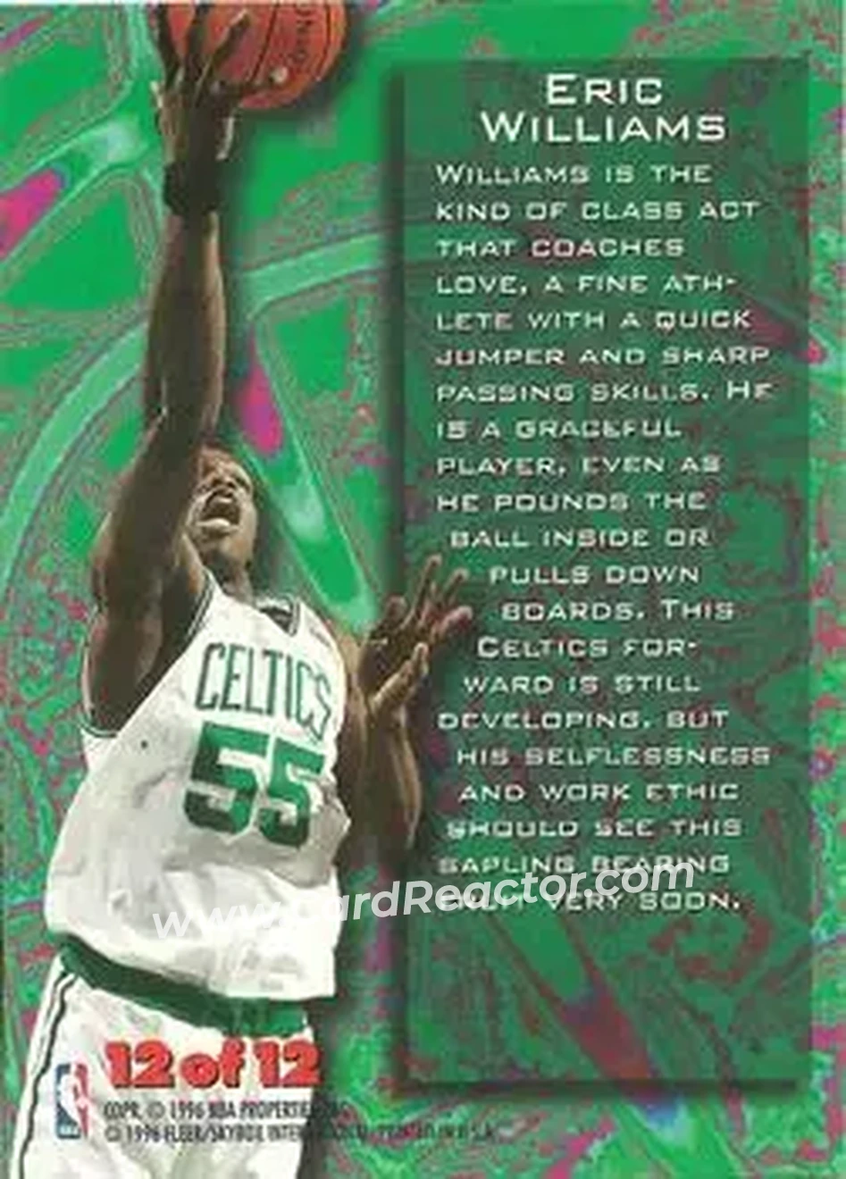 Back of Eric Williams