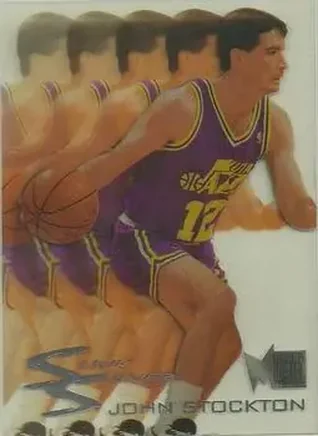 1995-96 Metal #9 Slick Silver John Stockton
