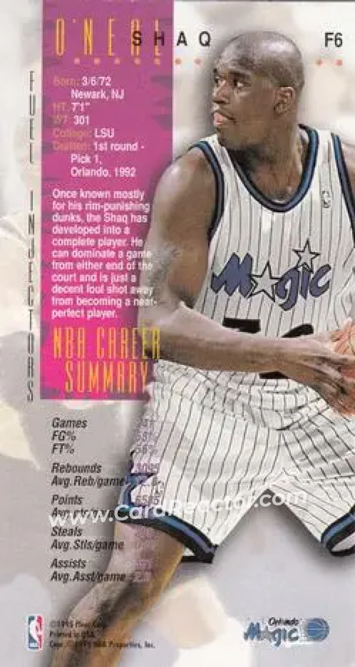 Back of Shaquille O'Neal