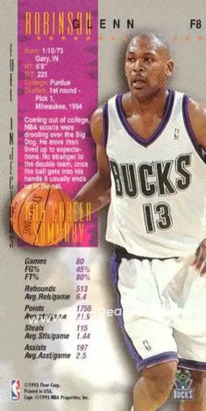 Back of Glenn Robinson