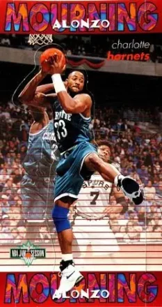1995-96 Jam Session #17 Pop-Ups Alonzo Mourning