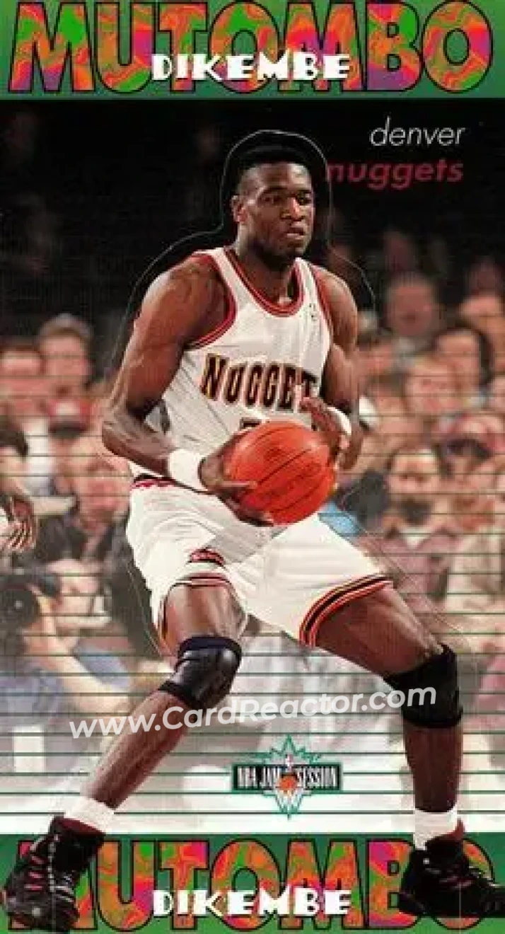 Front of Dikembe Mutombo