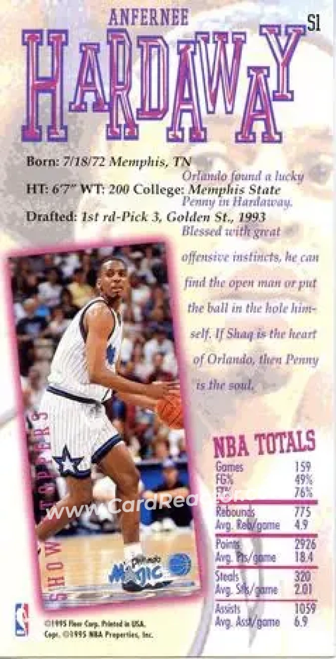 Back of Anfernee Hardaway