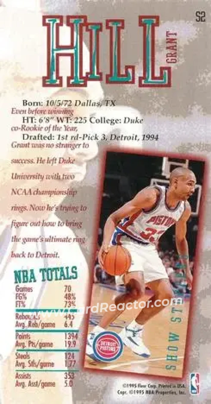 Back of Grant Hill