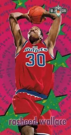 1995-96 Jam Session #4 Rookies Rasheed Wallace