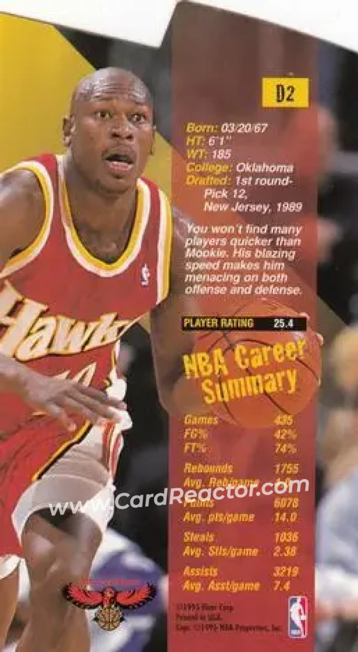 Back of Mookie Blaylock