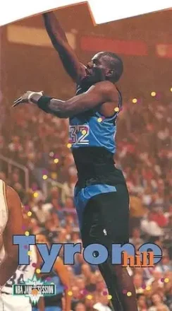1995-96 Jam Session #D18 Die Cuts Tyrone Hill
