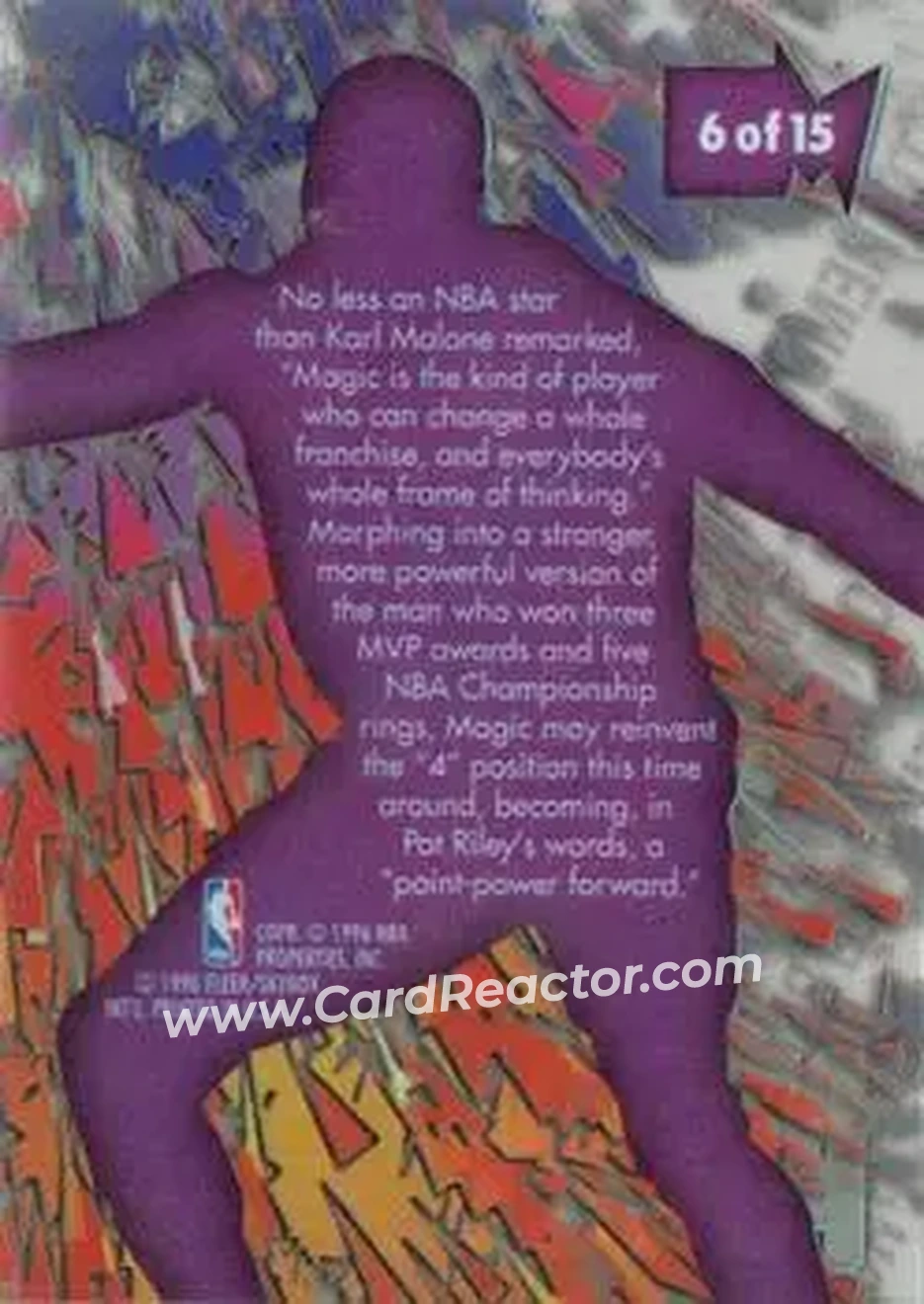 Back of Magic Johnson