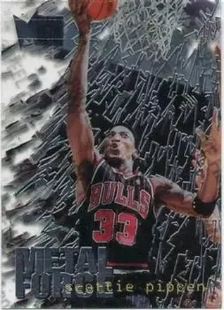 1995-96 Metal #10 Metal Force Scottie Pippen