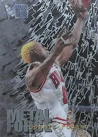 1995-96 Metal #12 Metal Force Dennis Rodman