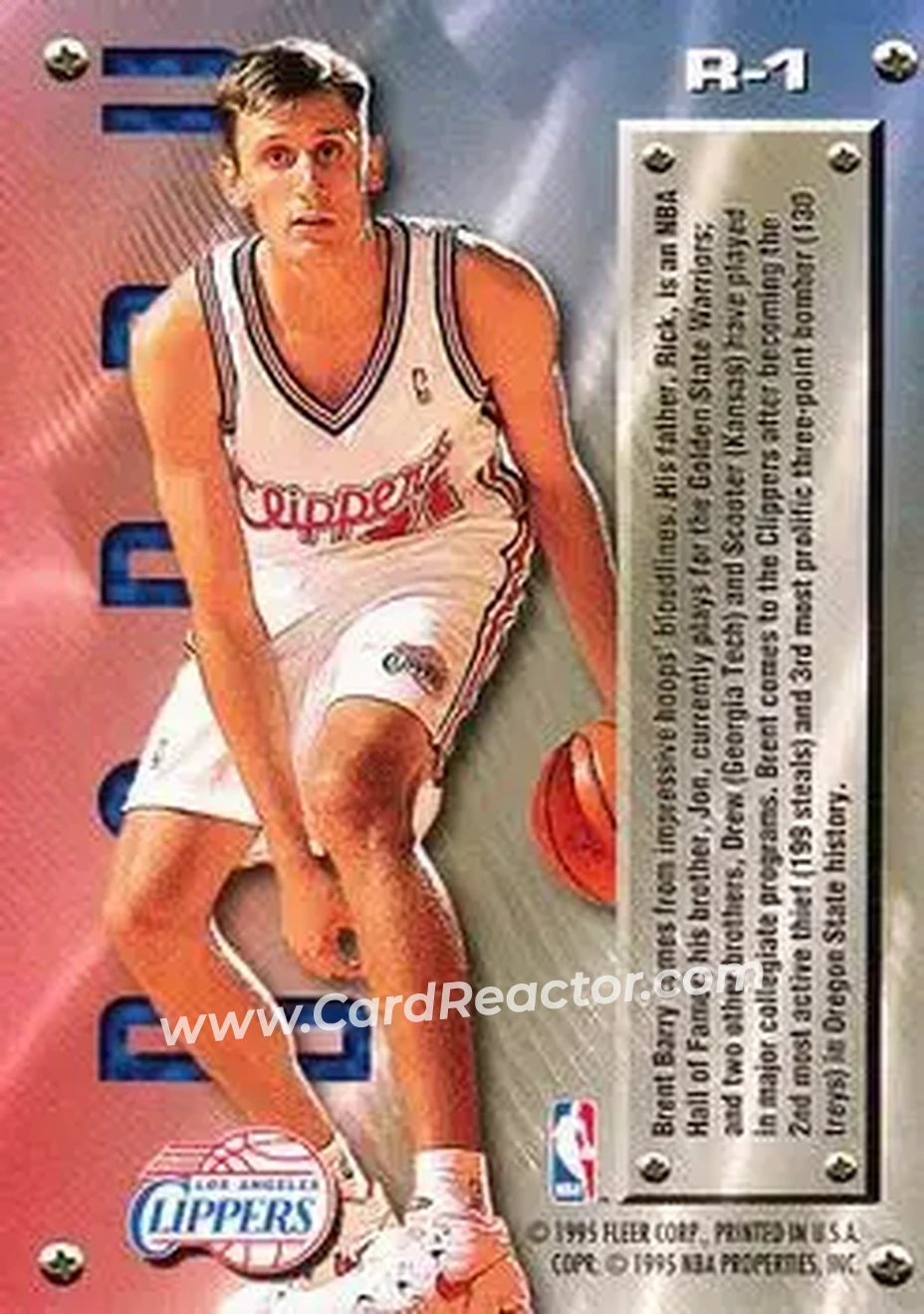 Back of Brent Barry